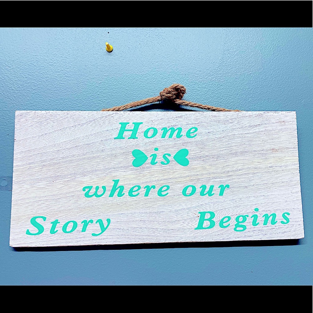 I make any size plaque with different quotes I recently made this for a customer